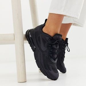 Nike Air Max 270 React GS ‘Triple Black’